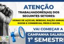Pauta de Negociação 1º Semestre