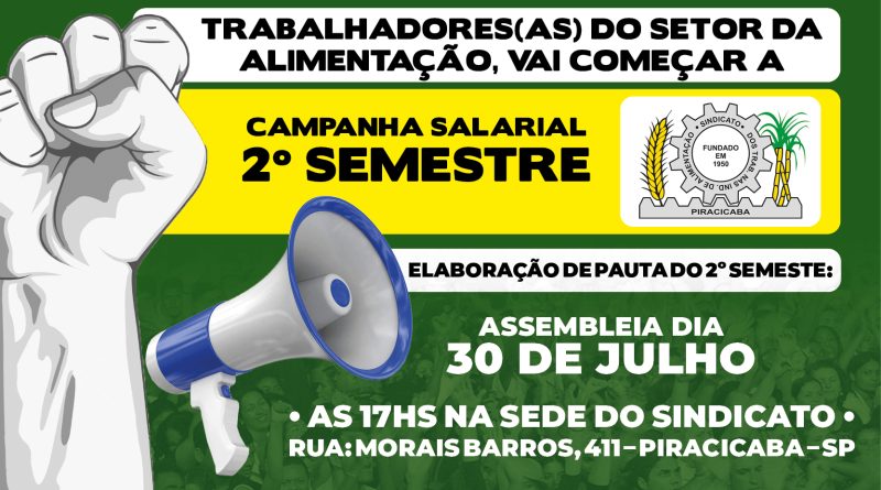 Campanha Salarial 2º Semestre 2026
